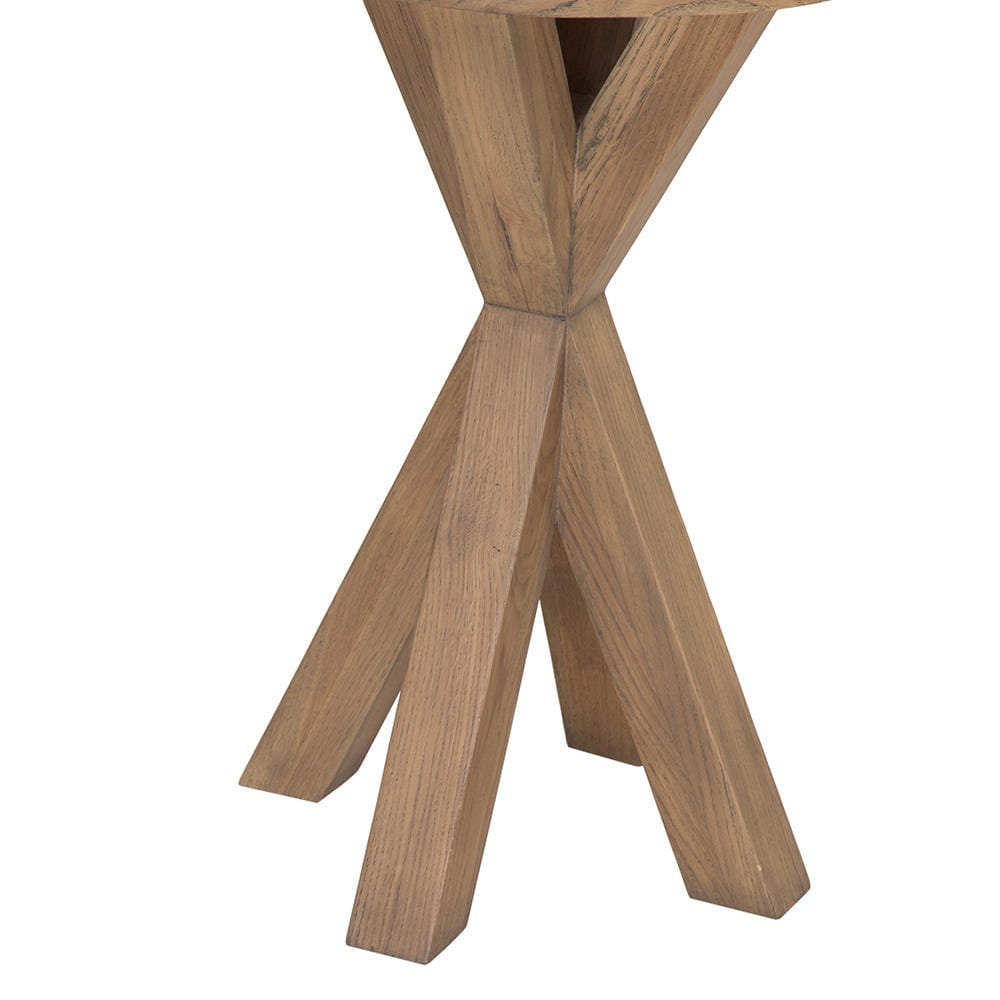 Wessex Smoked Oak Round Side Table