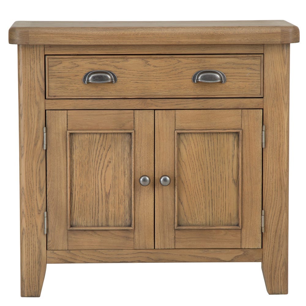 Wessex Smoked Oak Mini 1 Drawer 2 Door Sideboard