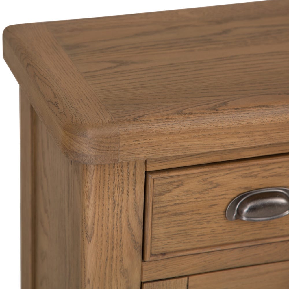 Wessex Smoked Oak Mini 1 Drawer 2 Door Sideboard