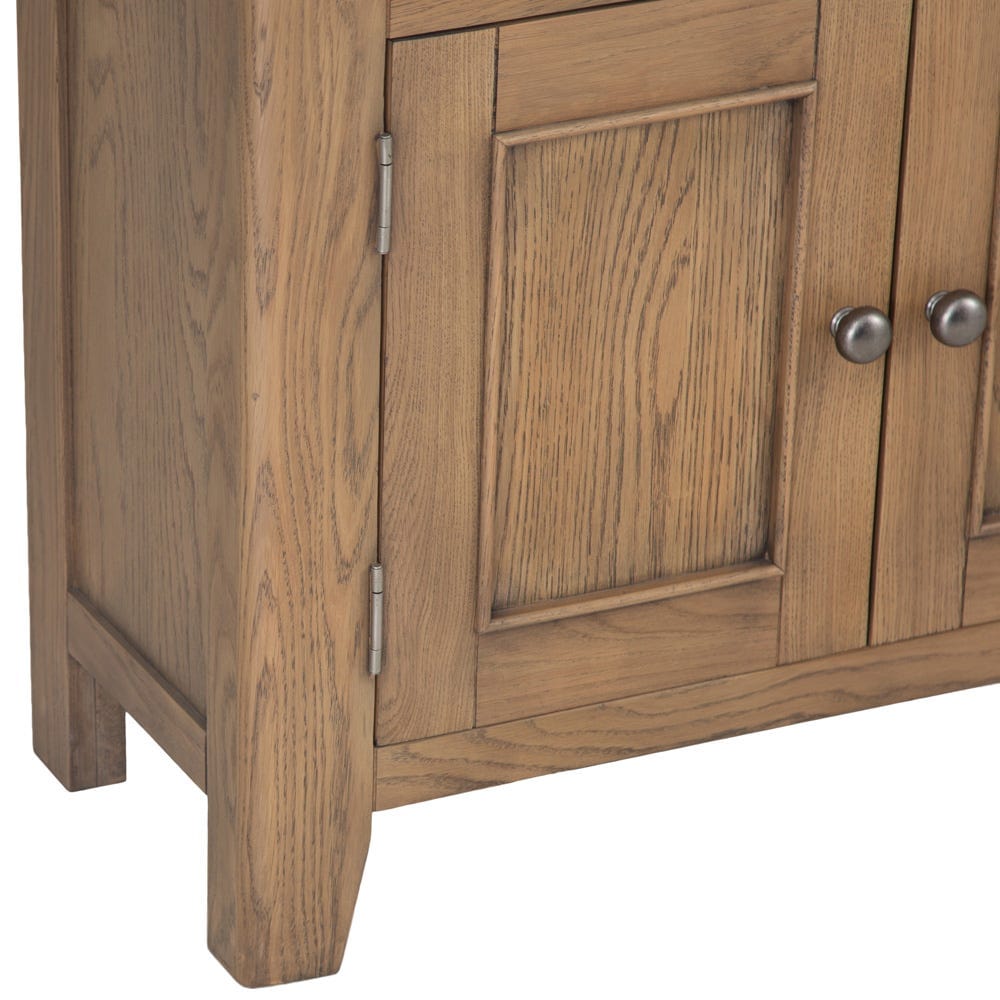 Wessex Smoked Oak Mini 1 Drawer 2 Door Sideboard
