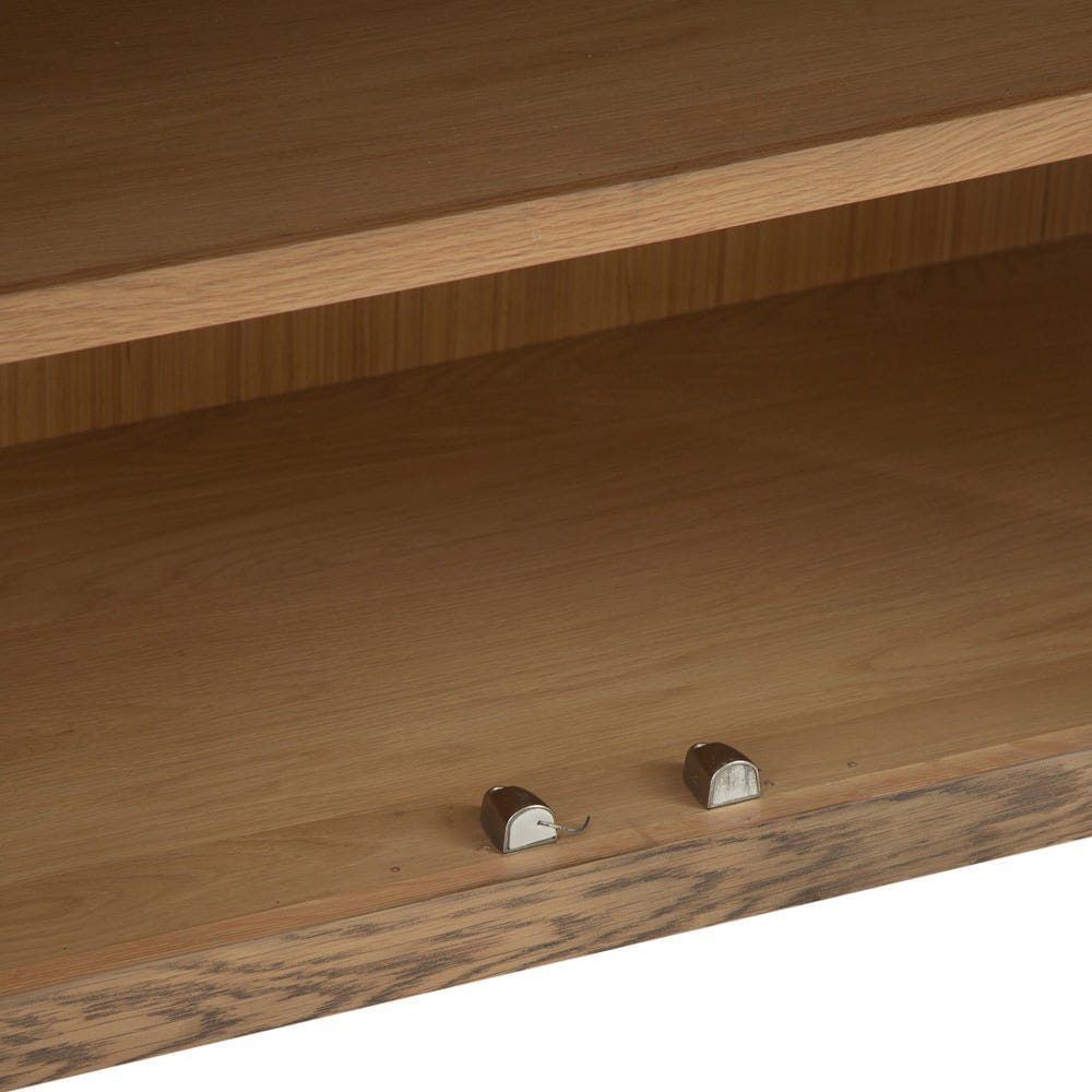 Wessex Smoked Oak Small 2 Drawer 2 Door Sideboard