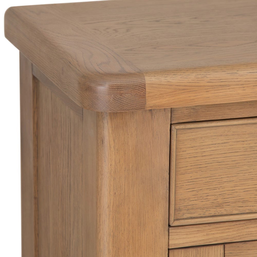 Wessex Smoked Oak Small 2 Drawer 2 Door Sideboard