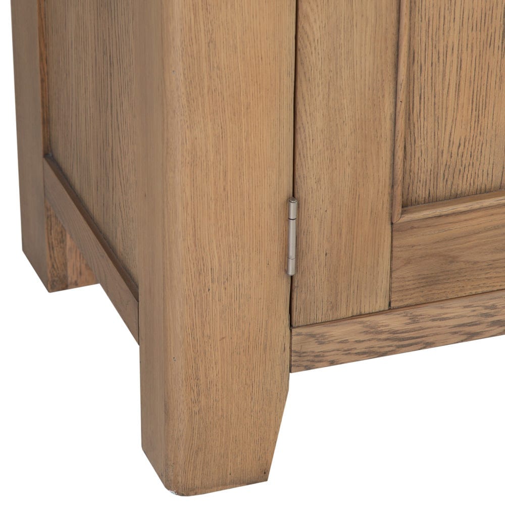 Wessex Smoked Oak Small 2 Drawer 2 Door Sideboard
