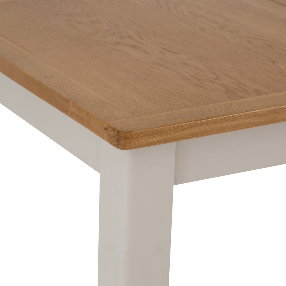 Rutland Painted Oak 1.2m Extending Dining Table