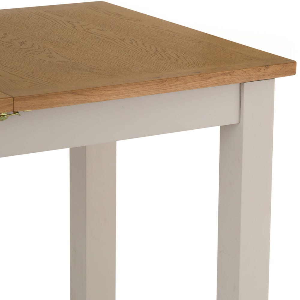 Rutland Painted Oak 1.2m Extending Dining Table