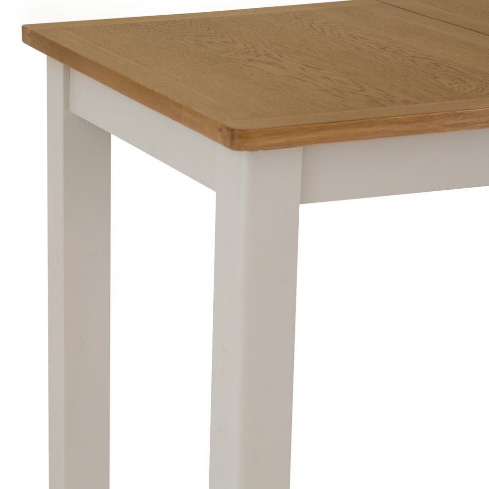 Rutland Painted Oak 1.2m Extending Dining Table
