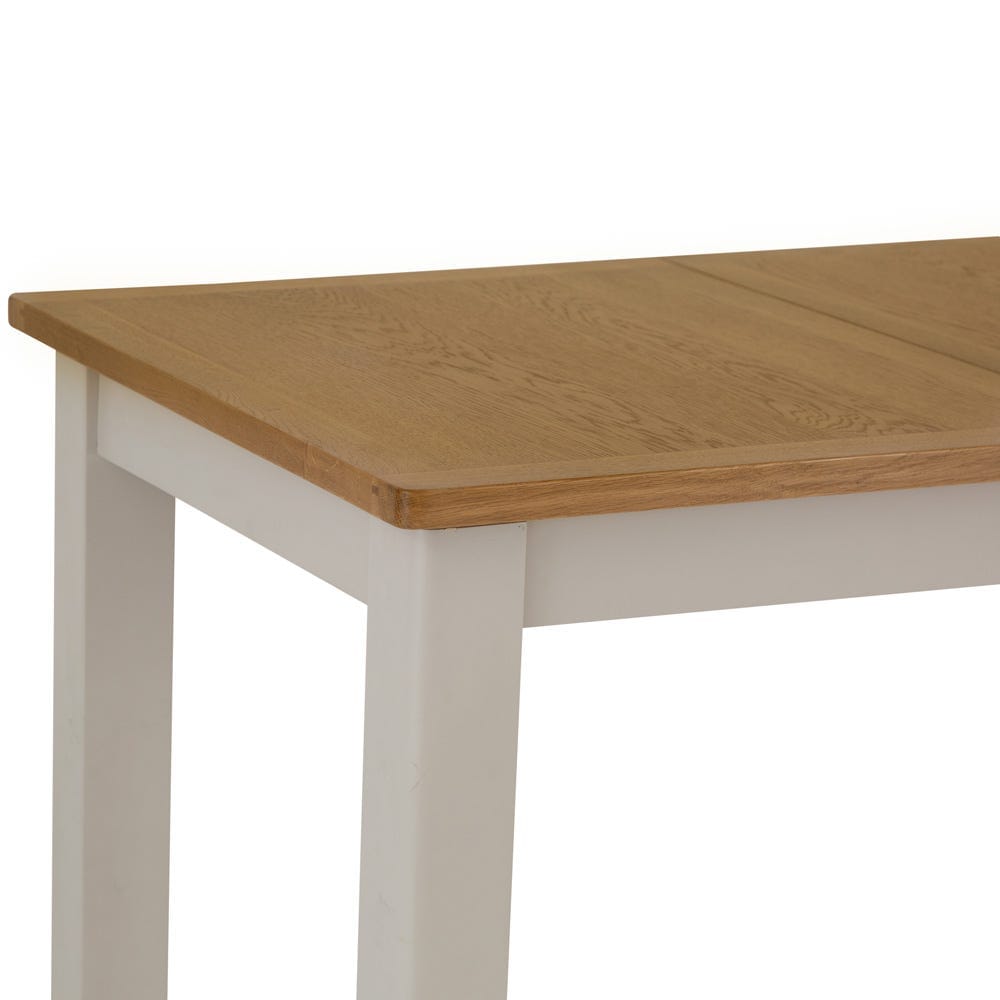 Rutland Painted Oak 1.2m Extending Dining Table