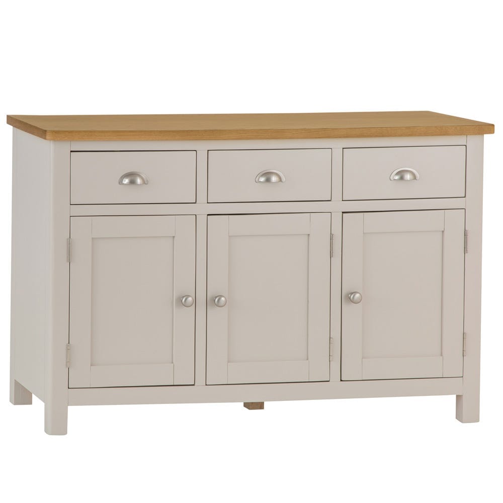 Rutland Painted Oak 3 Door 3 Drawer Large Sideboard