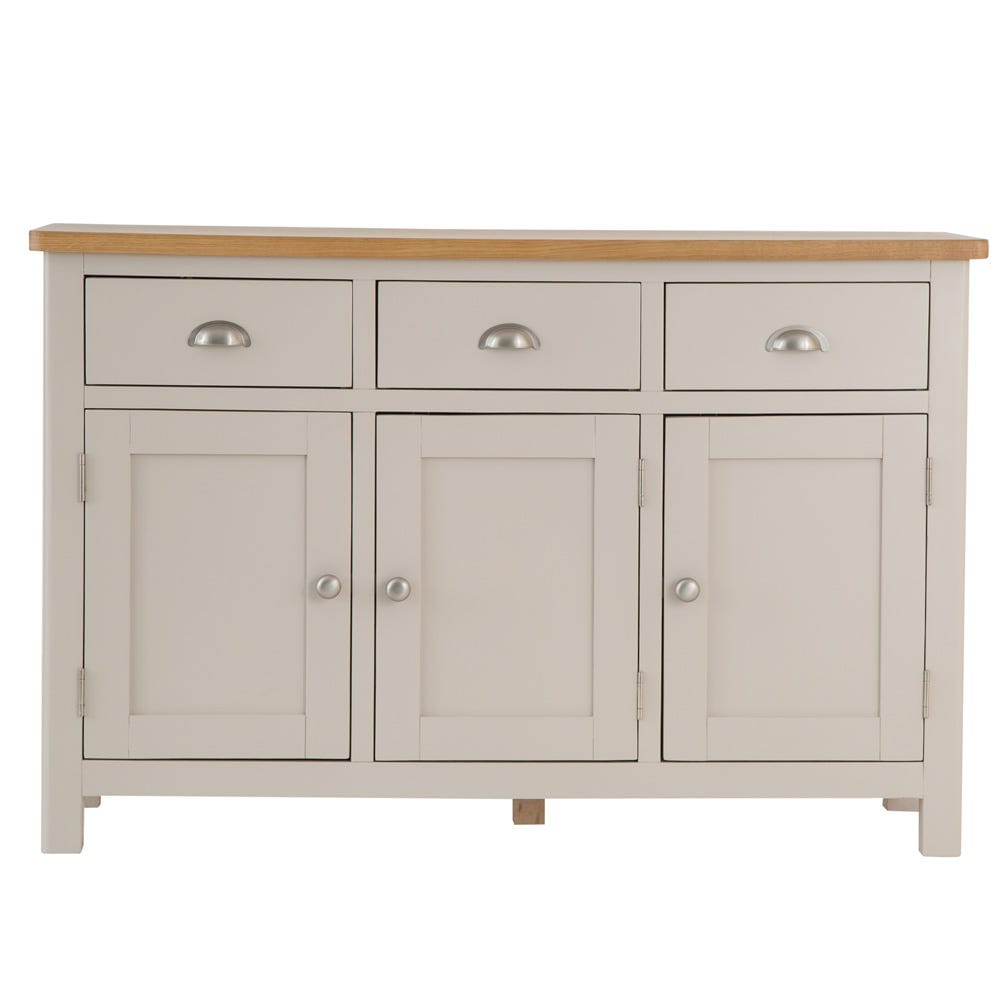 Rutland Painted Oak 3 Door 3 Drawer Large Sideboard