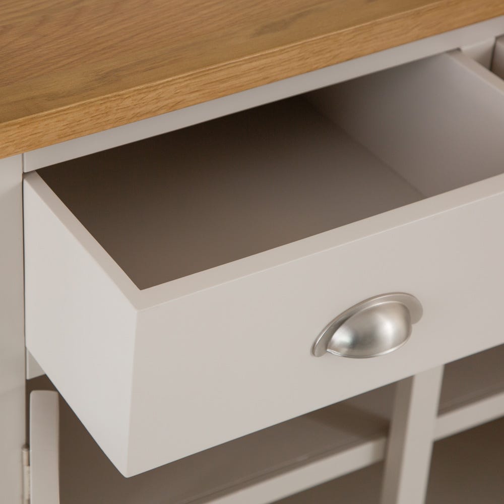 Rutland Painted Oak 3 Door 3 Drawer Large Sideboard