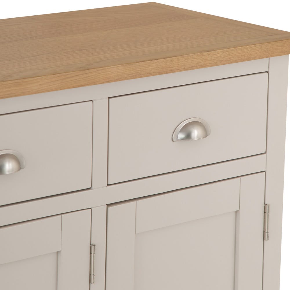 Rutland Painted Oak 3 Door 3 Drawer Large Sideboard