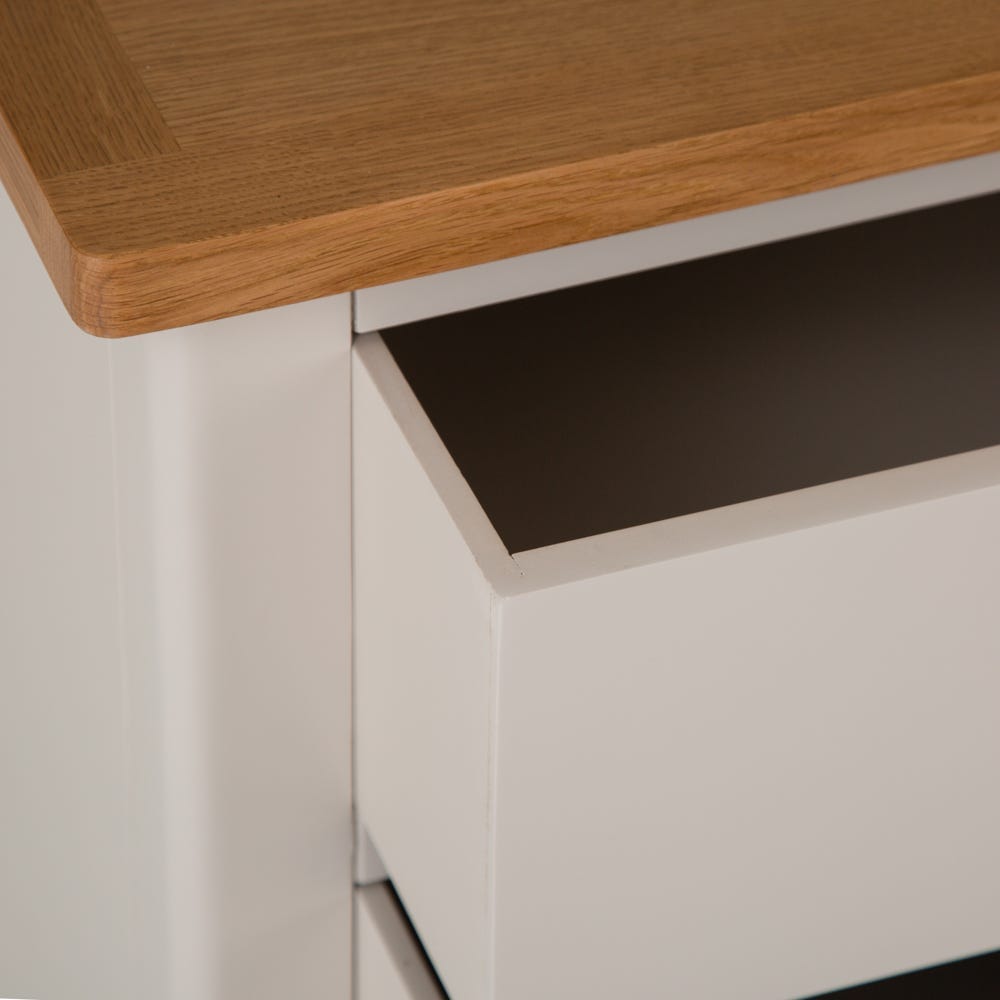 Rutland Painted Oak Chest of 6 Drawers