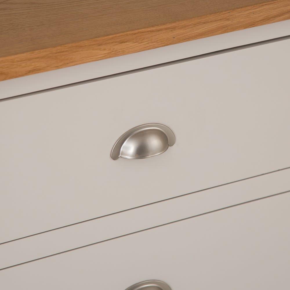 Rutland Painted Oak Chest of 6 Drawers