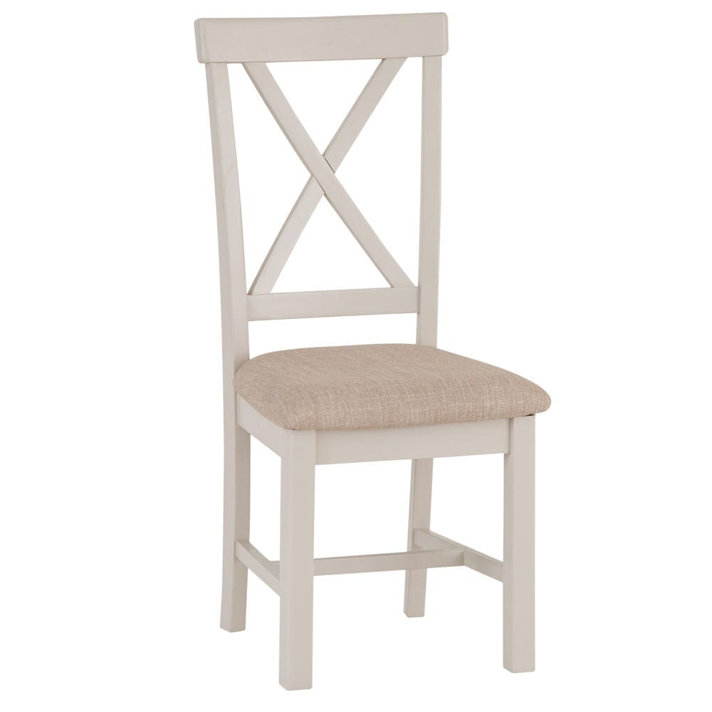 Rutland Painted Oak Fabric Seat Dining Chair