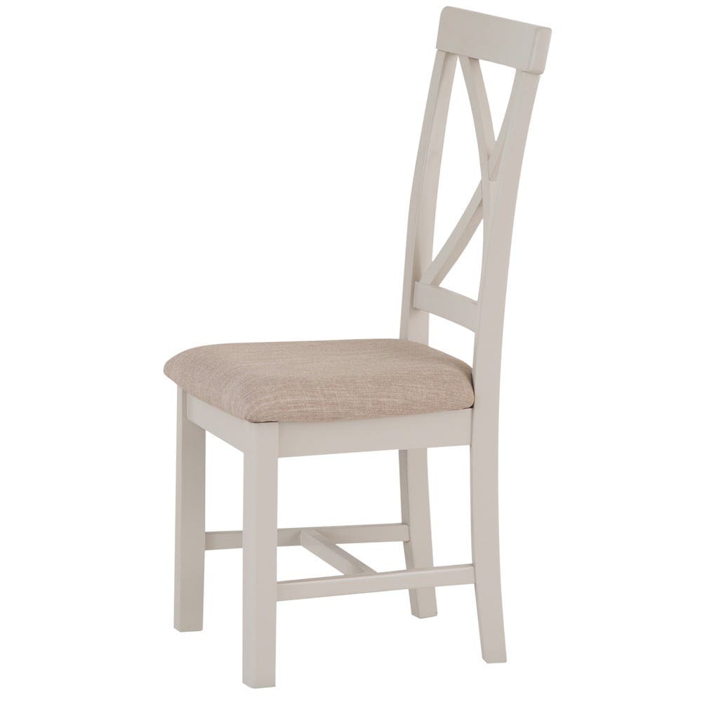 Rutland Painted Oak Fabric Seat Dining Chair