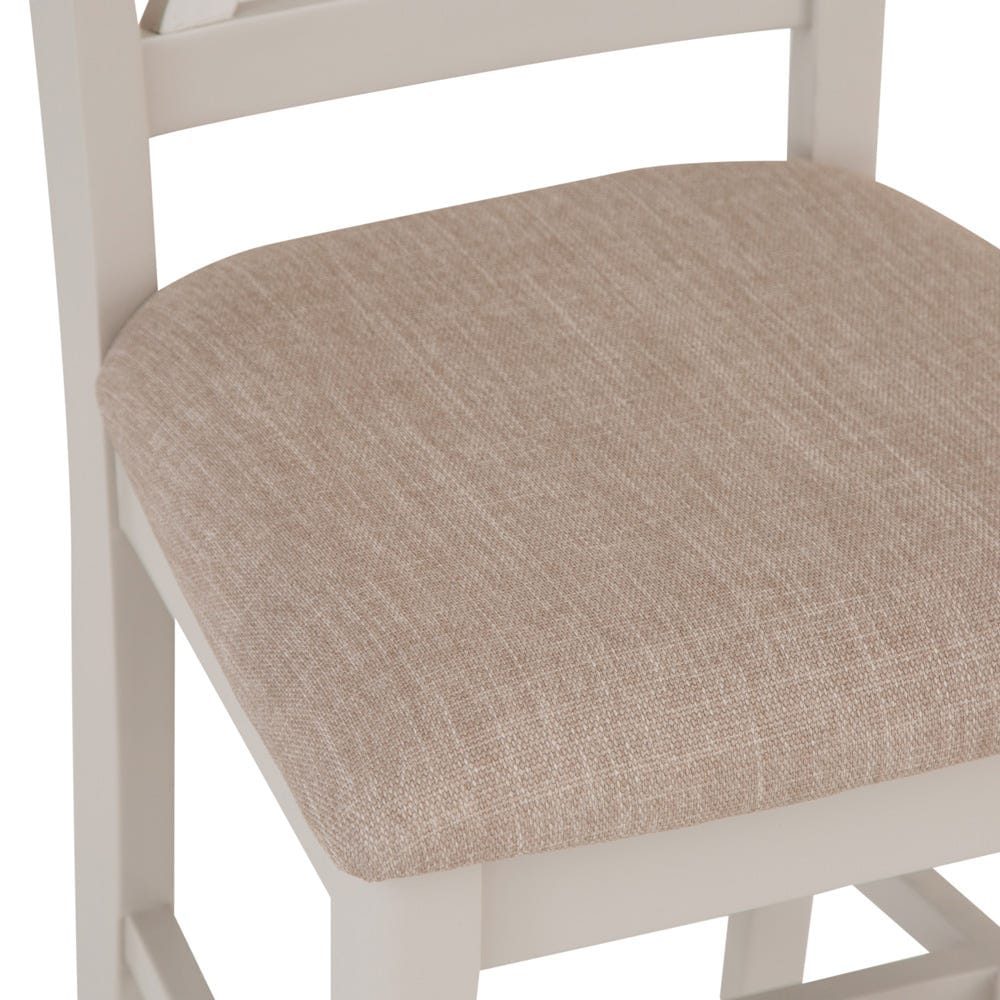 Rutland Painted Oak Fabric Seat Dining Chair