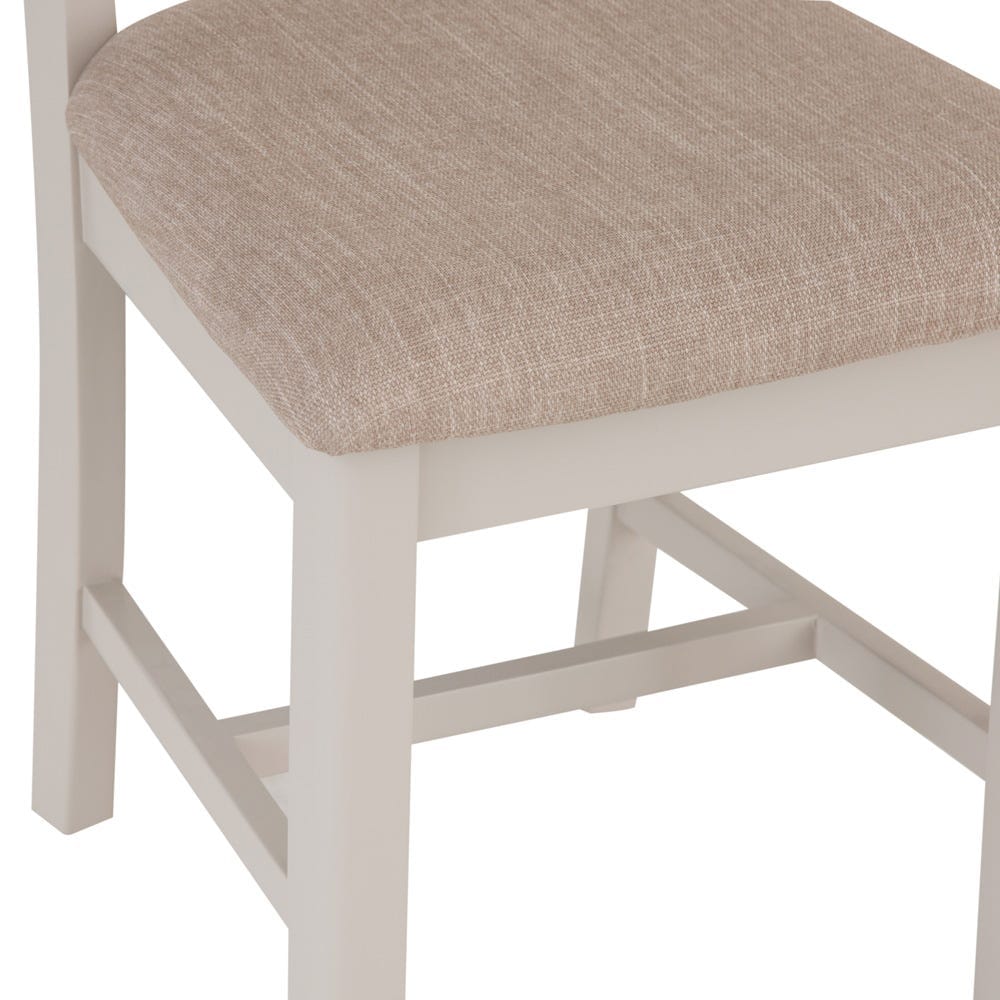 Rutland Painted Oak Fabric Seat Dining Chair