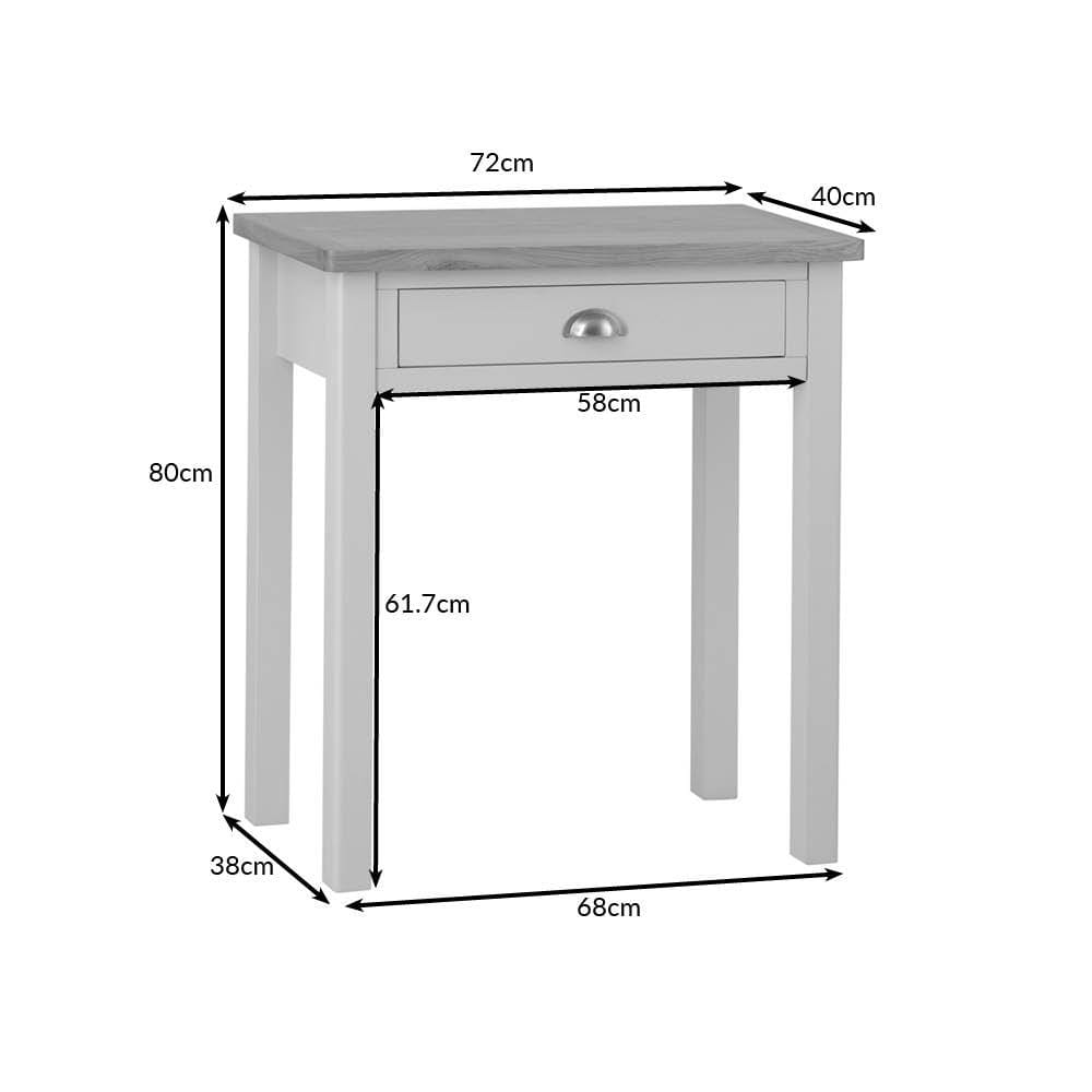 Rutland Painted Oak Dressing Table