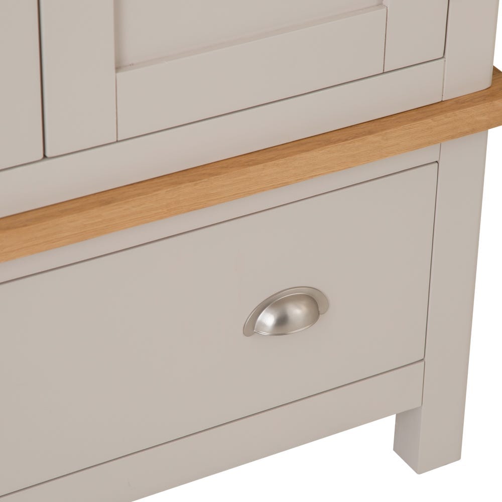 Rutland Painted Oak 2 Door Wardrobe with Drawer