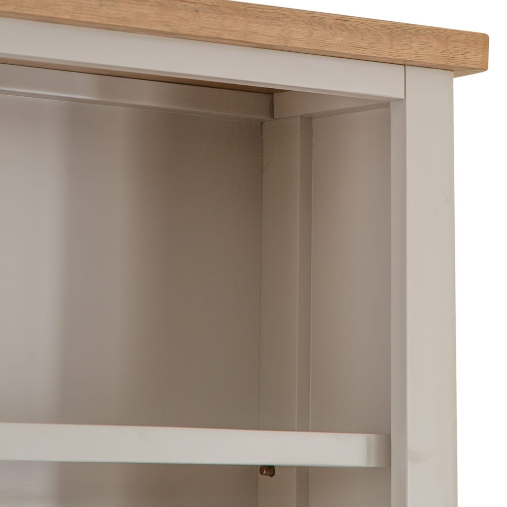 Rutland Painted Oak Tall Narrow Bookcase