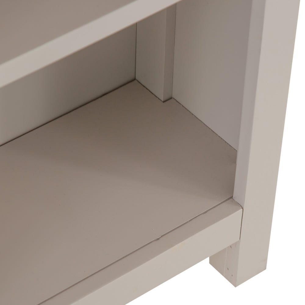 Rutland Painted Oak Tall Narrow Bookcase