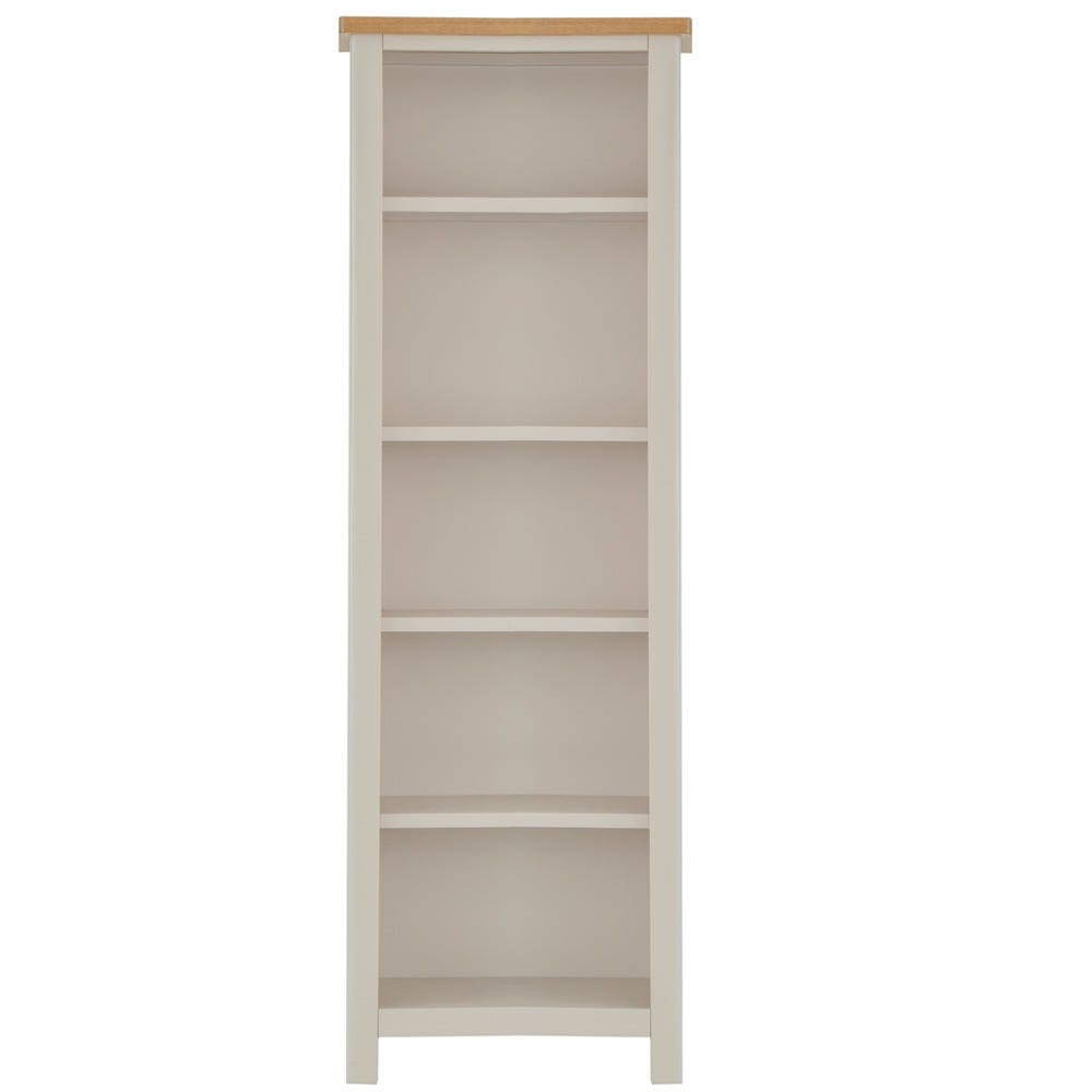 Rutland Painted Oak Tall Narrow Bookcase