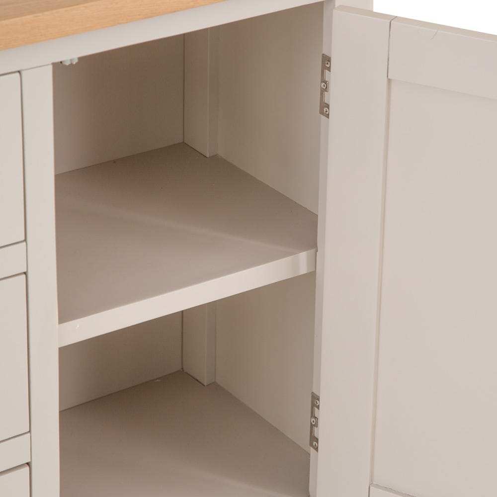 Rutland Painted Oak 2 Door 3 Drawer Large Sideboard