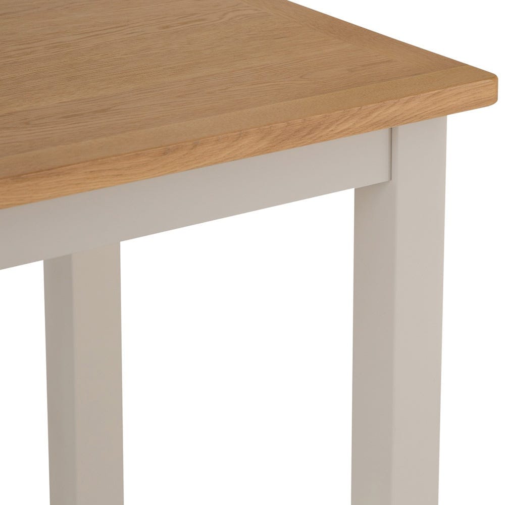 Rutland Painted Oak Square Fixed Top Dining Table