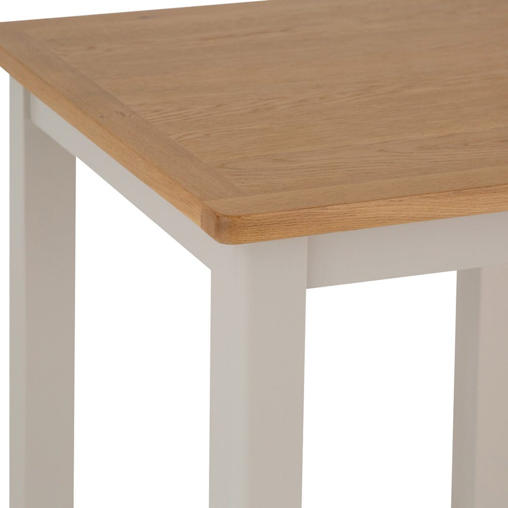 Rutland Painted Oak Square Fixed Top Dining Table
