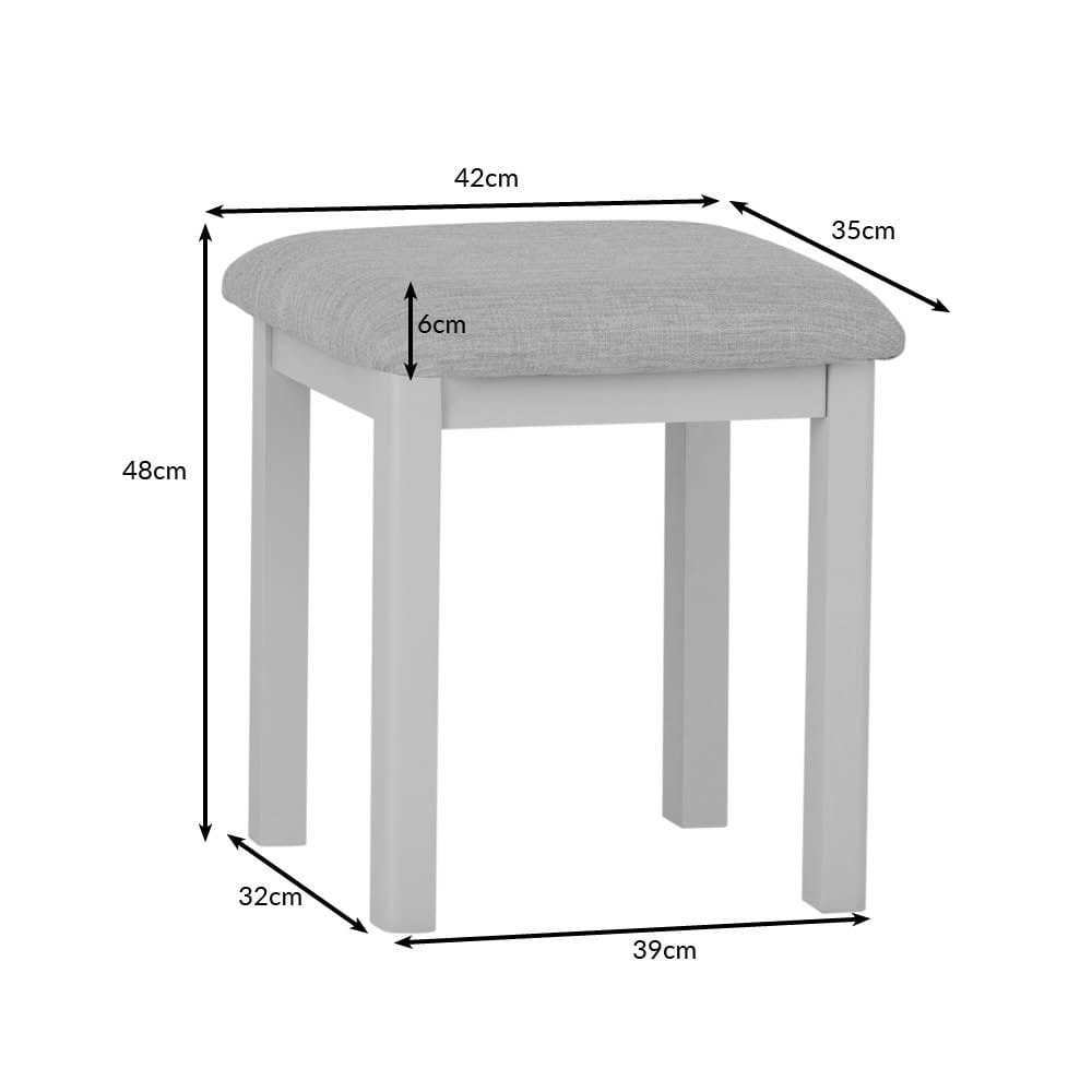 Rutland Painted Oak Dressing Stool