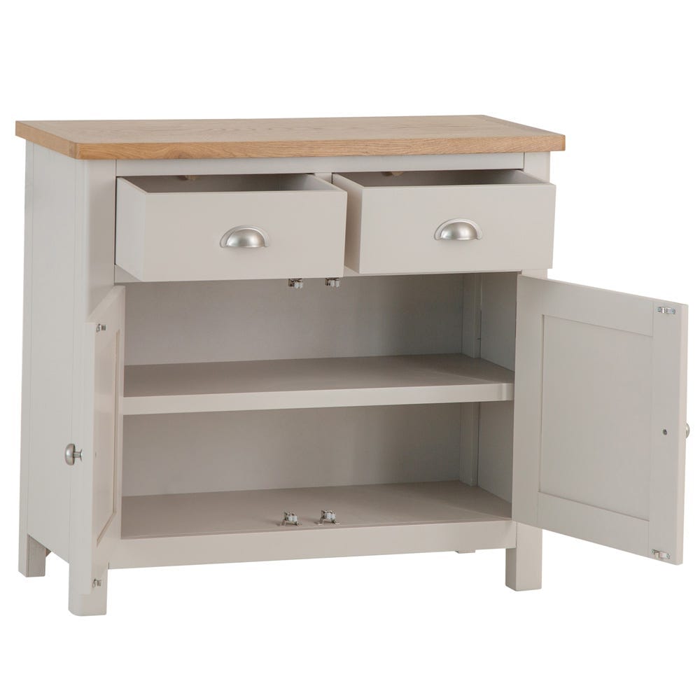 Rutland Painted Oak 2 Door Small Sideboard