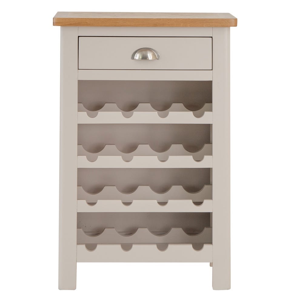 Rutland Painted Oak Wine Cabinet