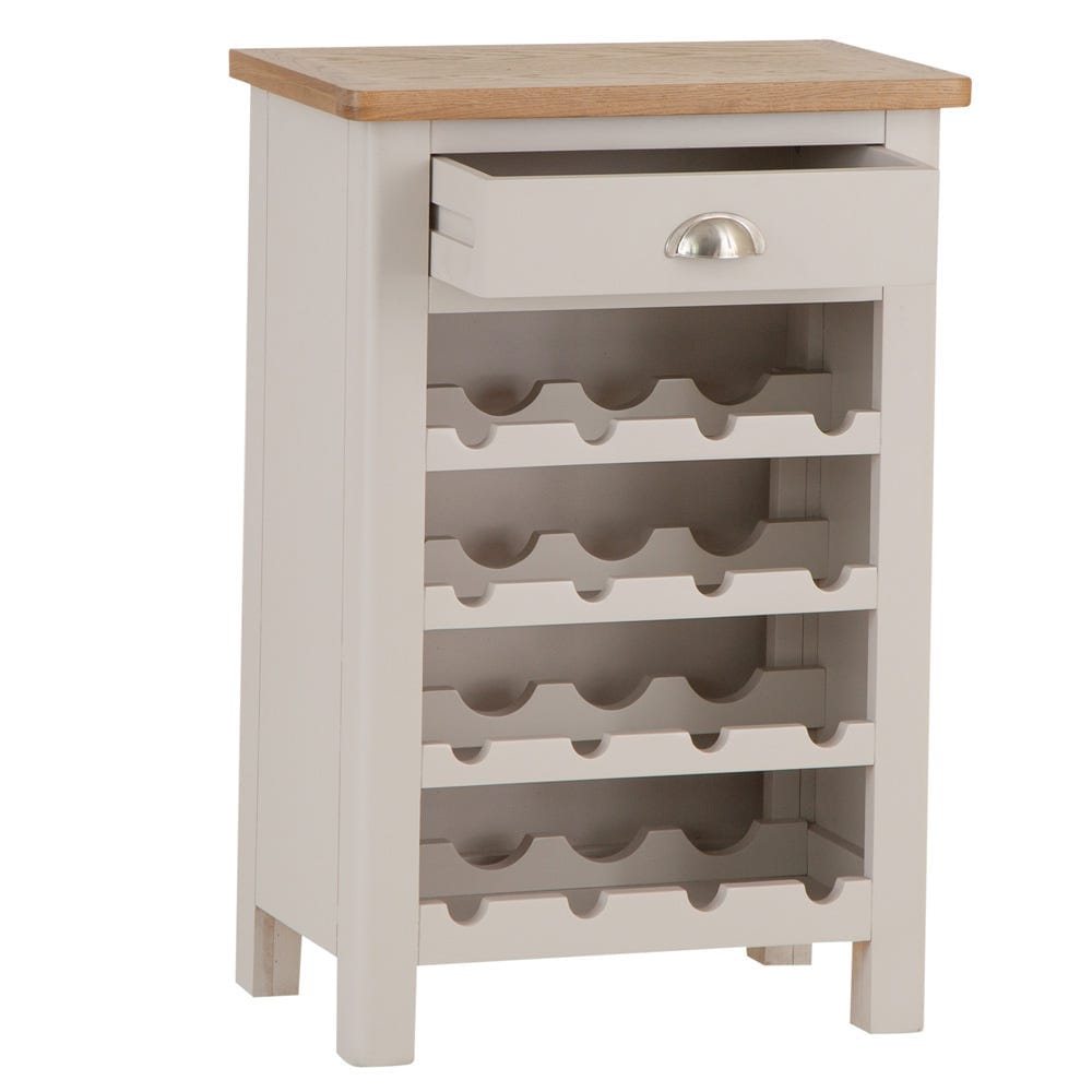 Rutland Painted Oak Wine Cabinet