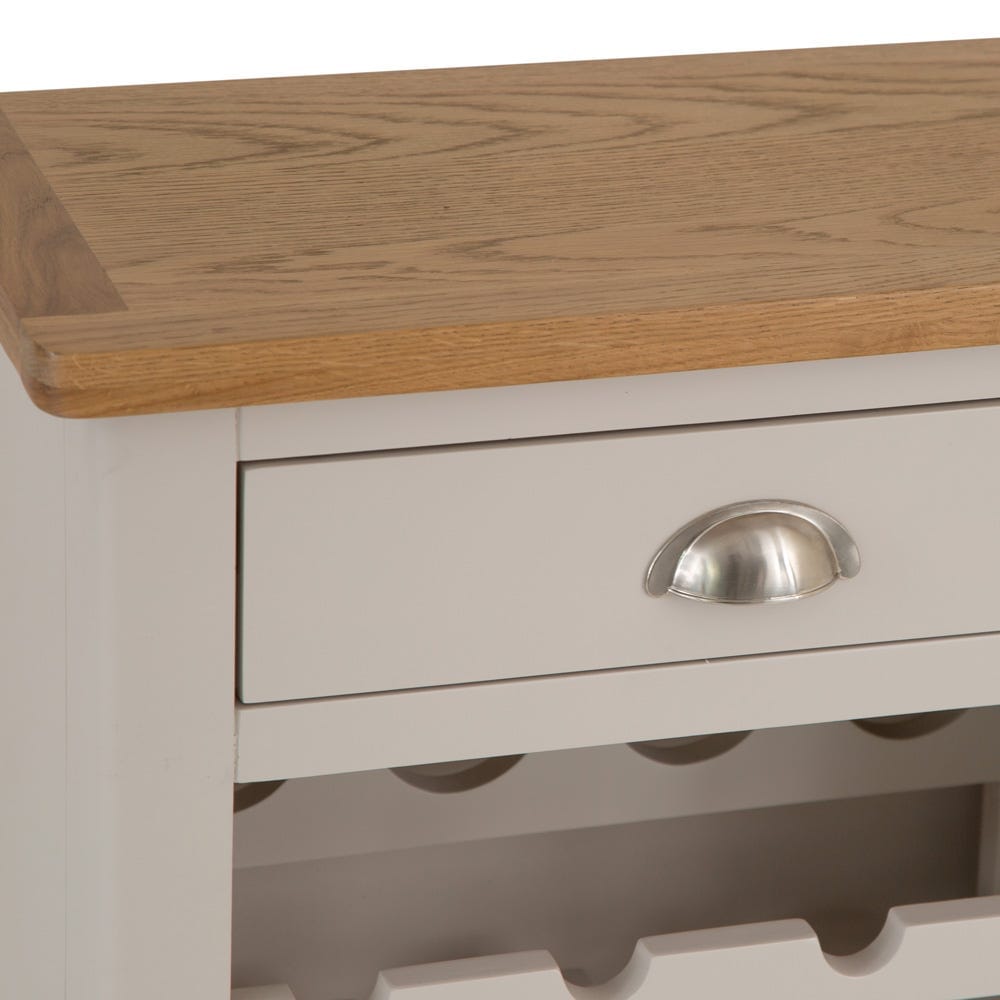 Rutland Painted Oak Wine Cabinet