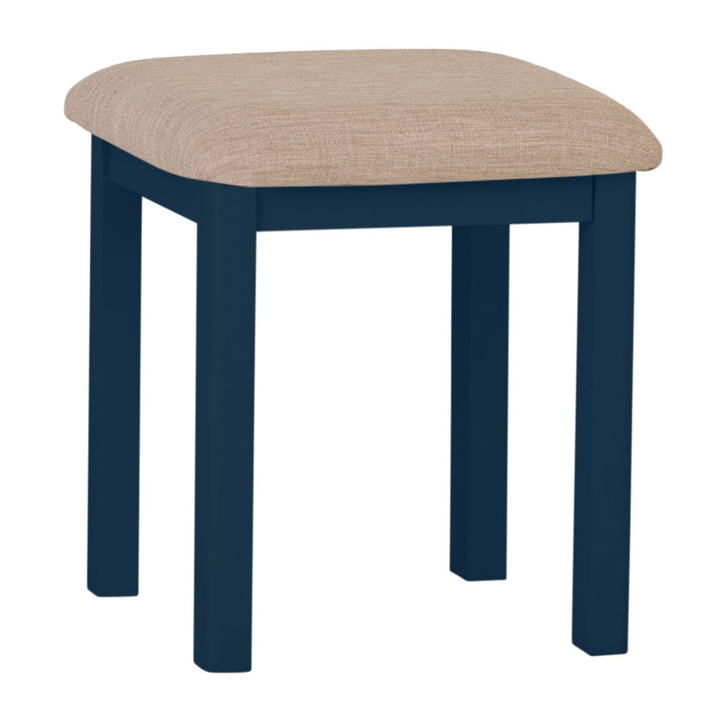 Rutland Blue Painted Oak Dressing Stool