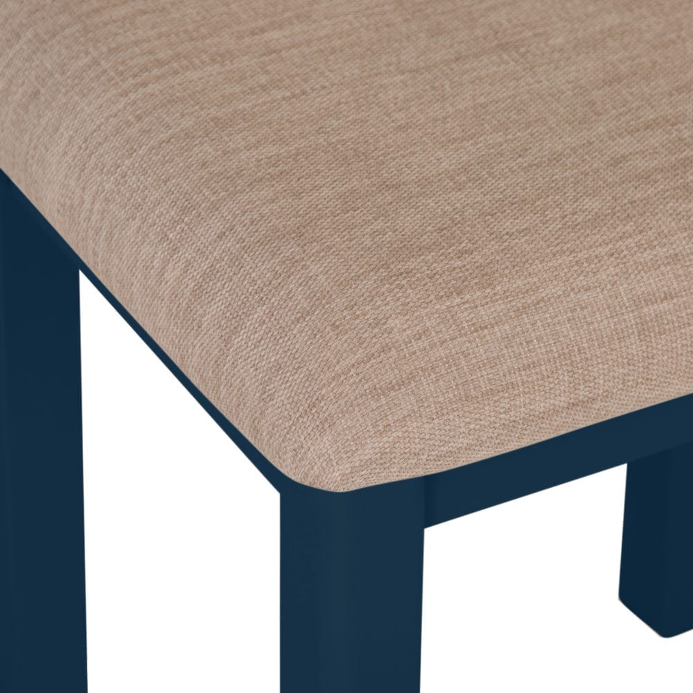 Rutland Blue Painted Oak Dressing Stool