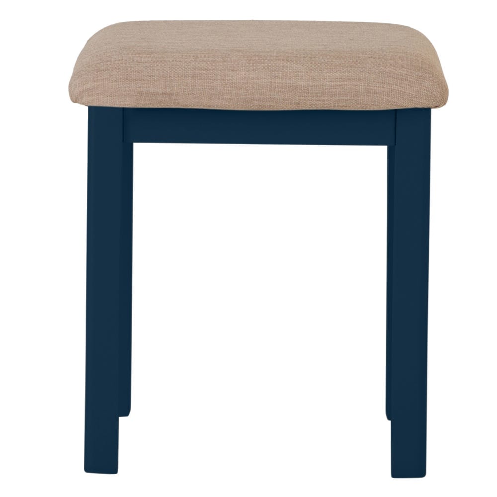 Rutland Blue Painted Oak Dressing Stool