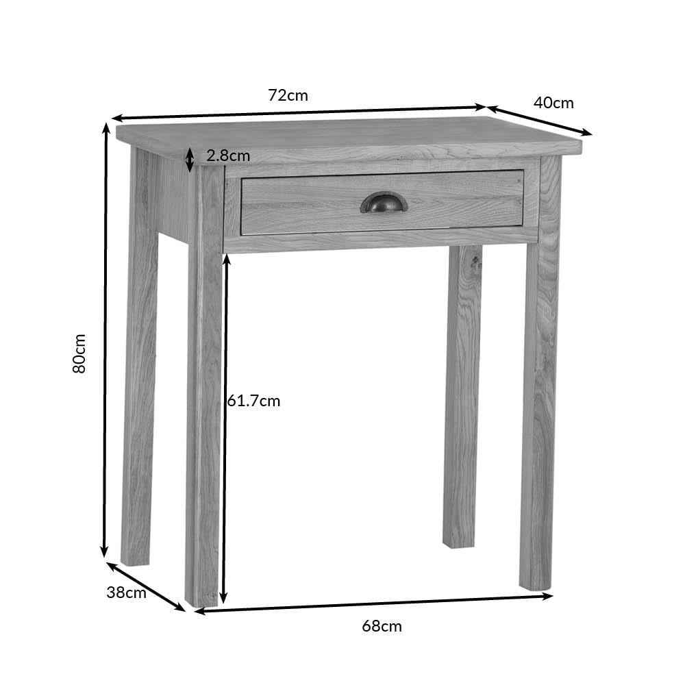 Rutland Oak Dressing Table