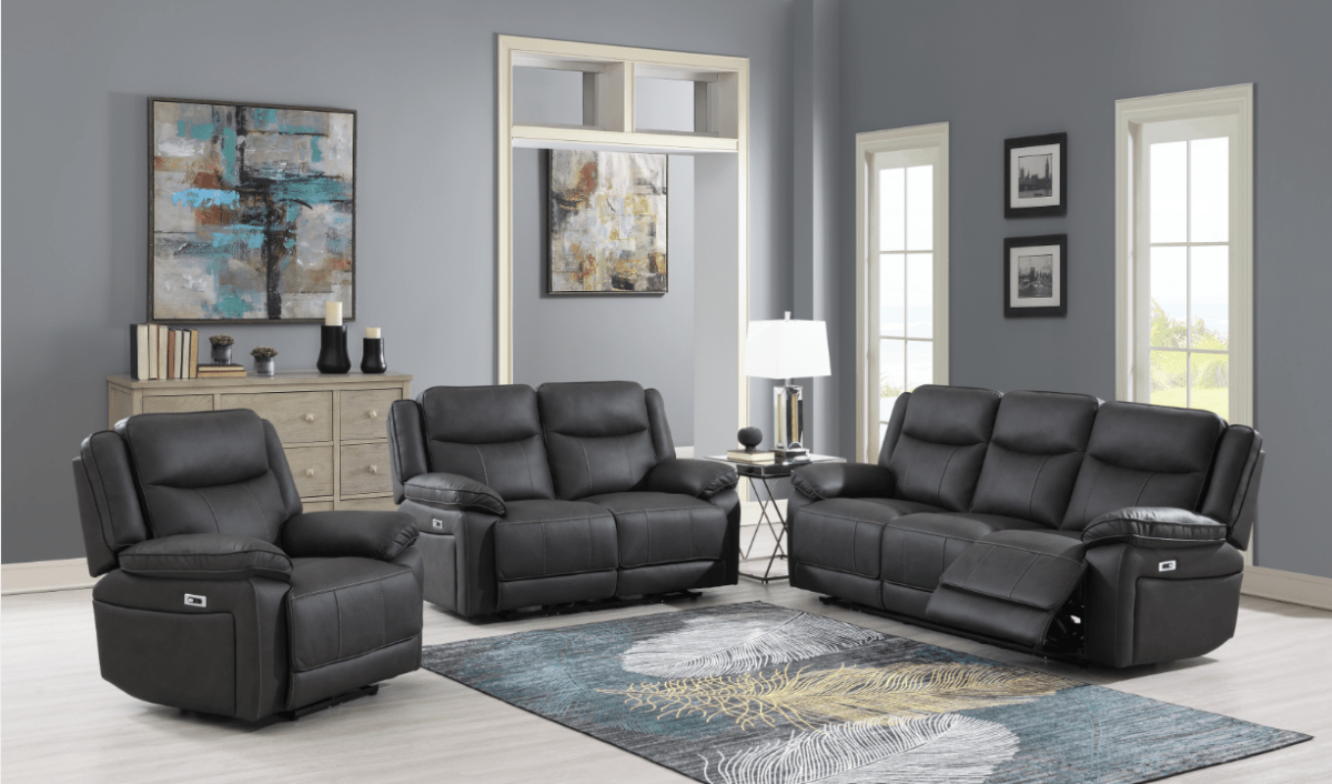 Richmond 2 Seater Sofa Manual Grey - The Furniture Warehouse