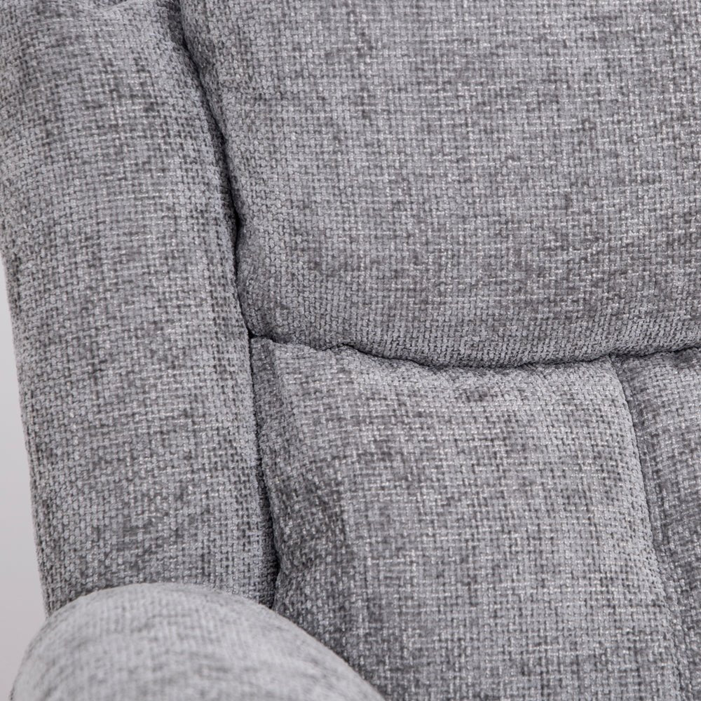 Rome Nickel Lift & Tilt Armchair - The Furniture Warehouse