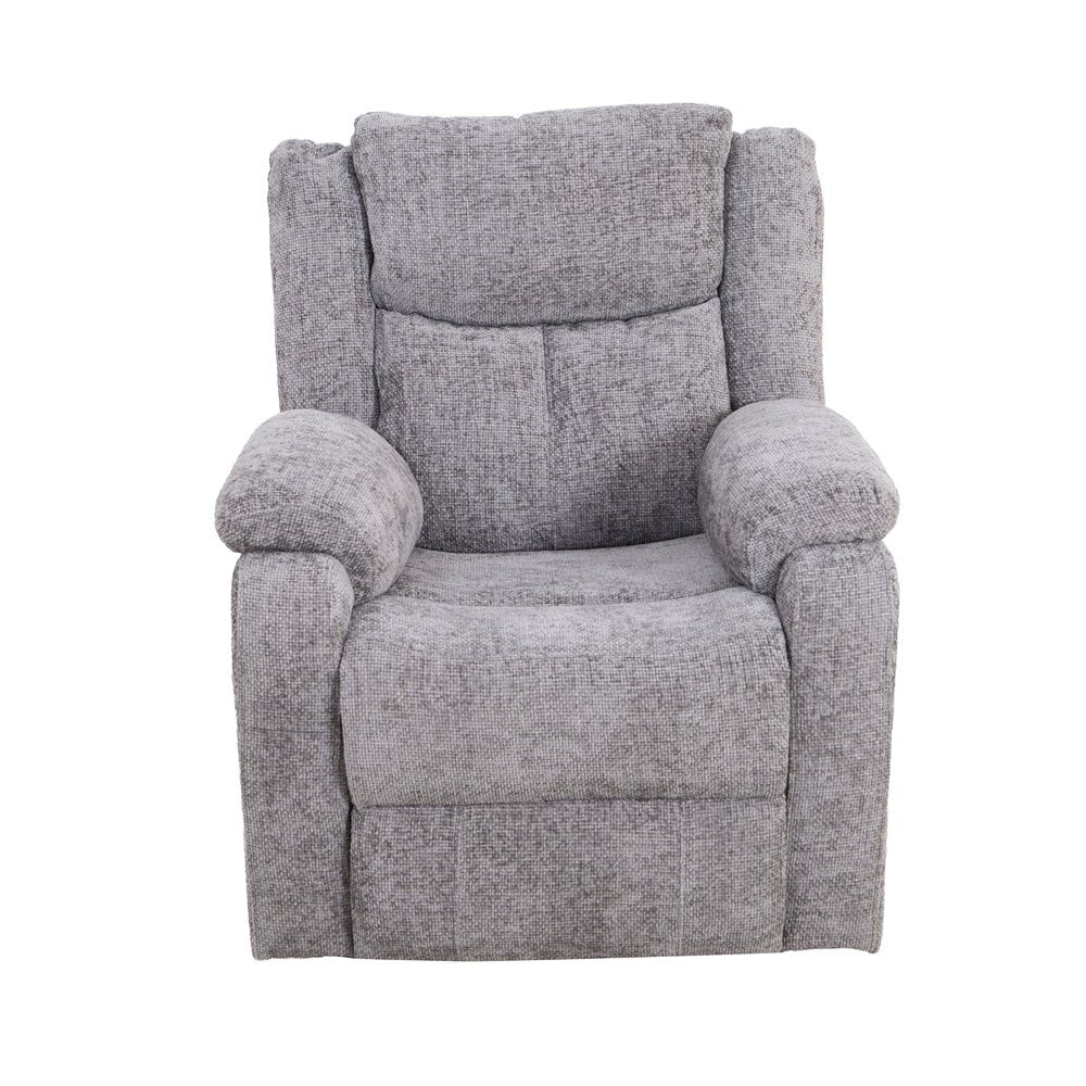 Rome Nickel Lift & Tilt Armchair - The Furniture Warehouse
