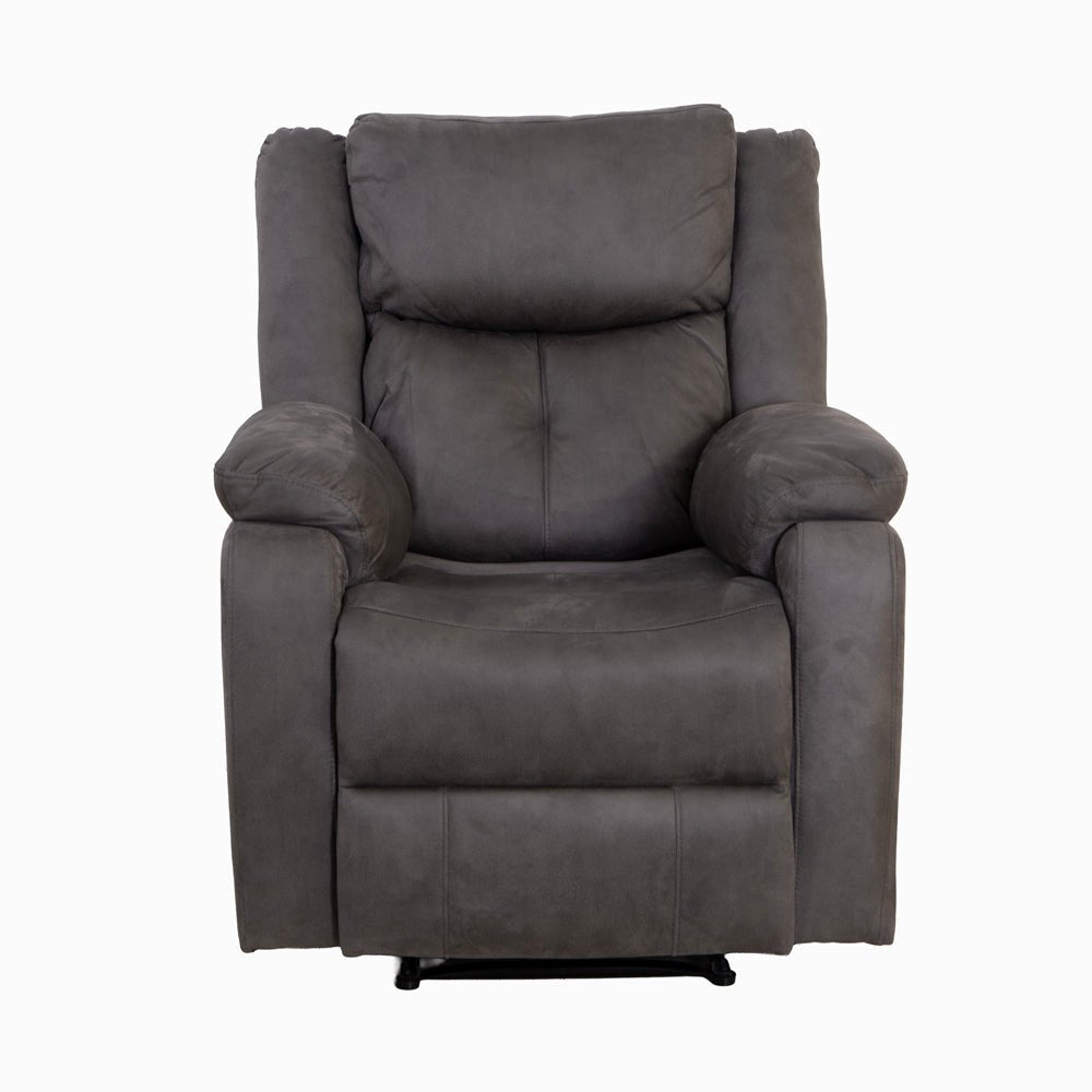 Rome Steel Power Recliner Armchair - The Furniture Warehouse