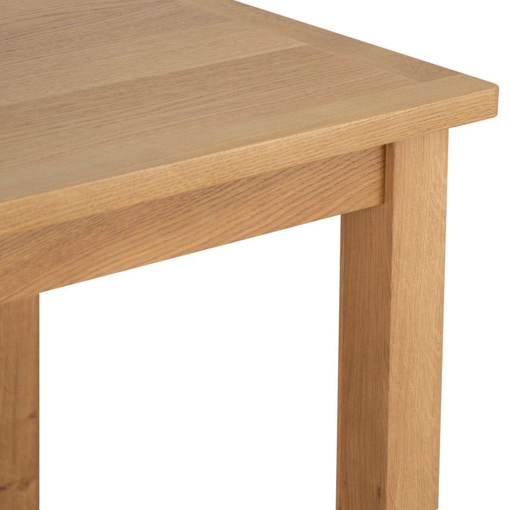 Rutland Oak Square Fixed Top Dining Table - The Furniture Warehouse