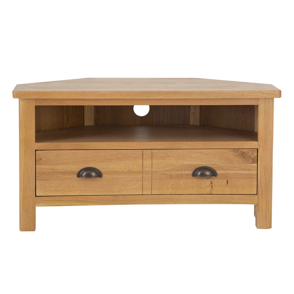 Rutland Oak Corner TV Unit