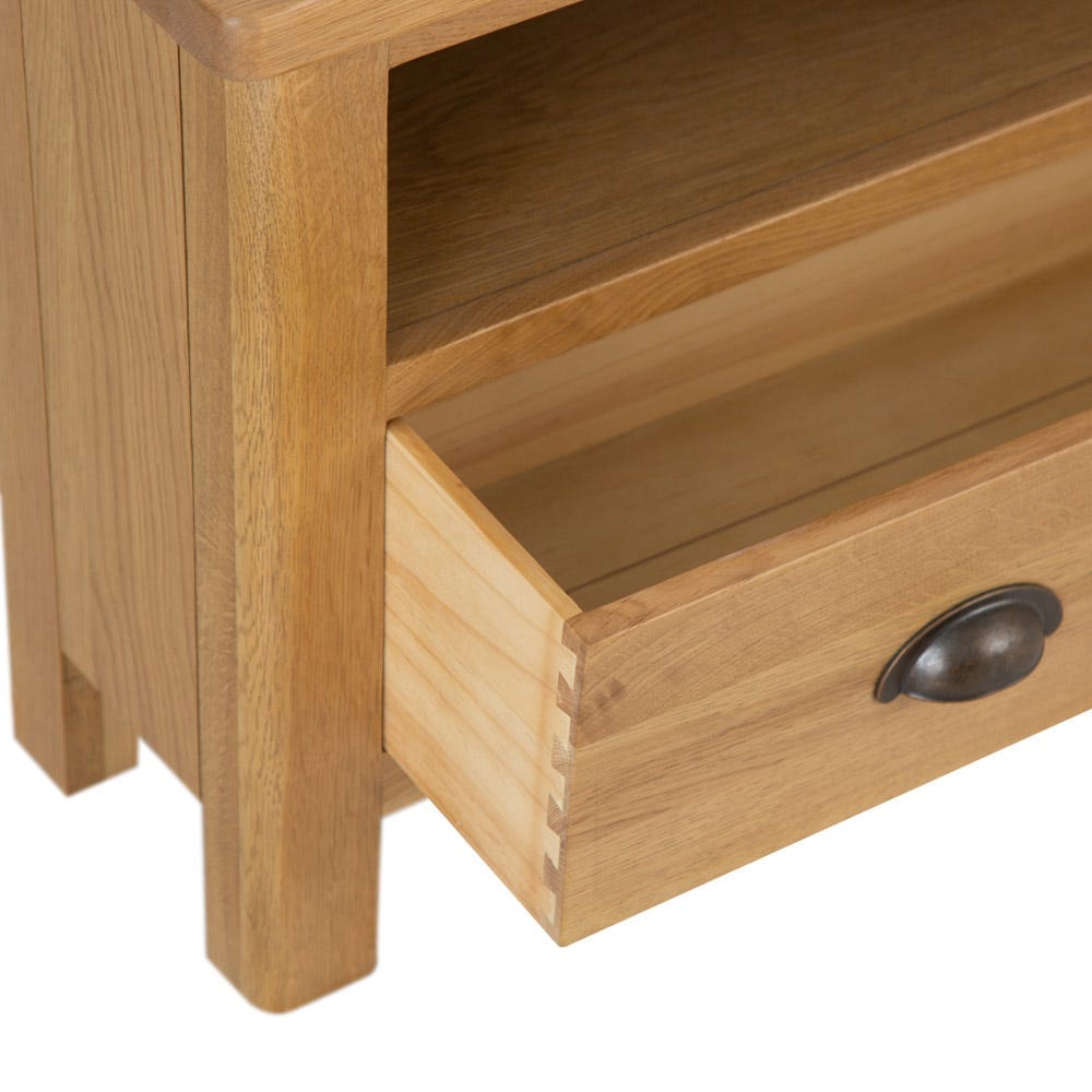 Rutland Oak Corner TV Unit