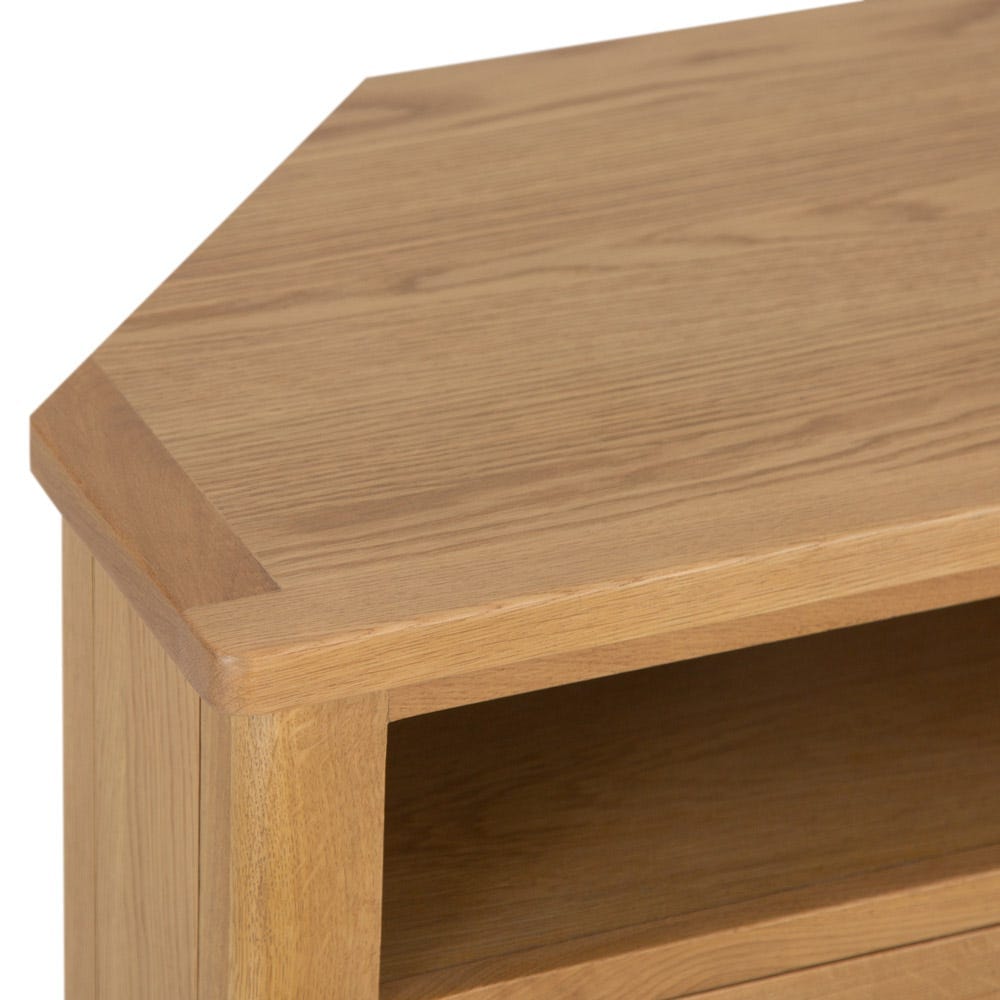 Rutland Oak Corner TV Unit