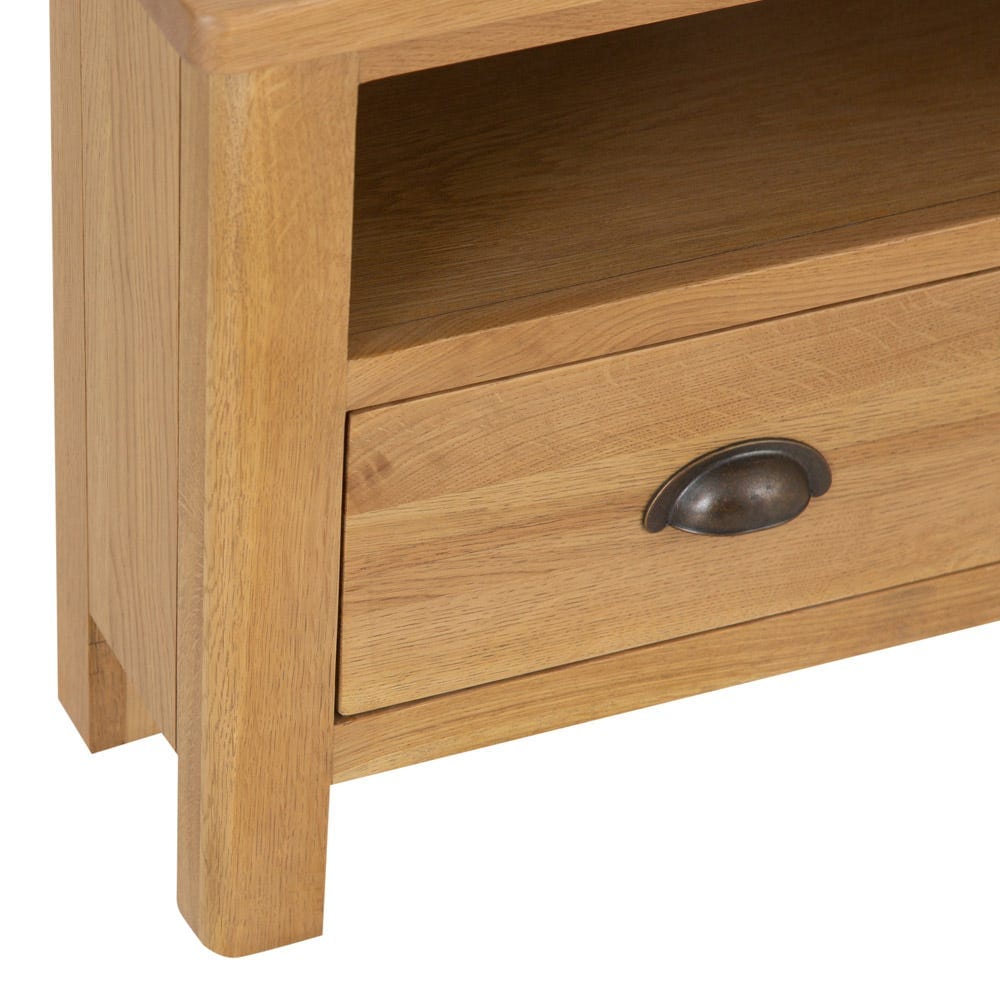 Rutland Oak Corner TV Unit