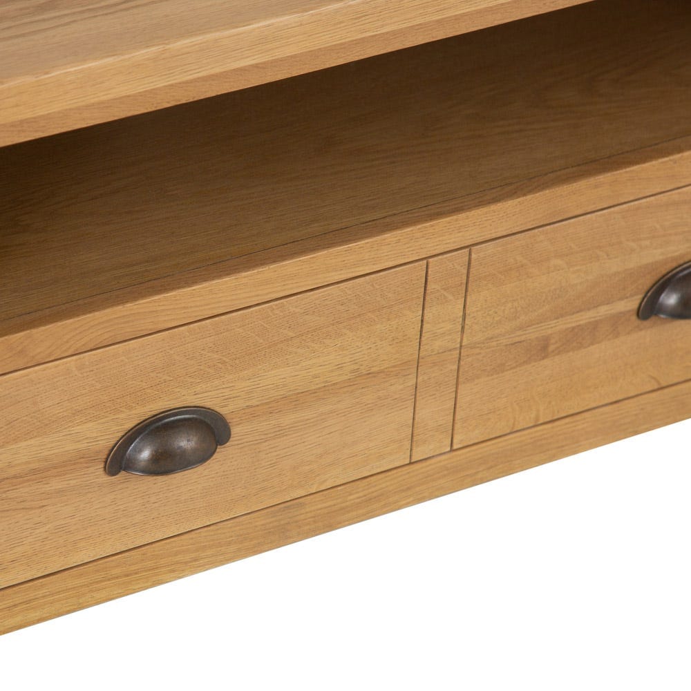 Rutland Oak Corner TV Unit