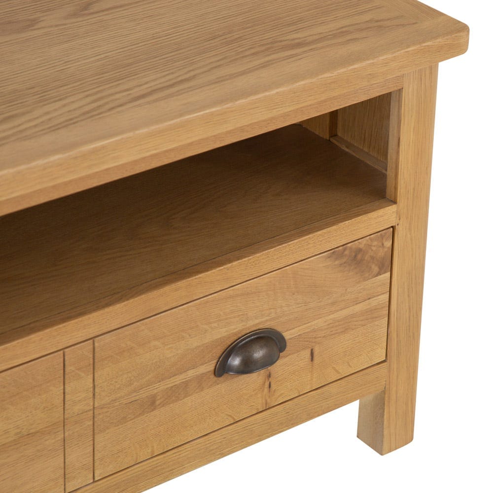 Rutland Oak Corner TV Unit