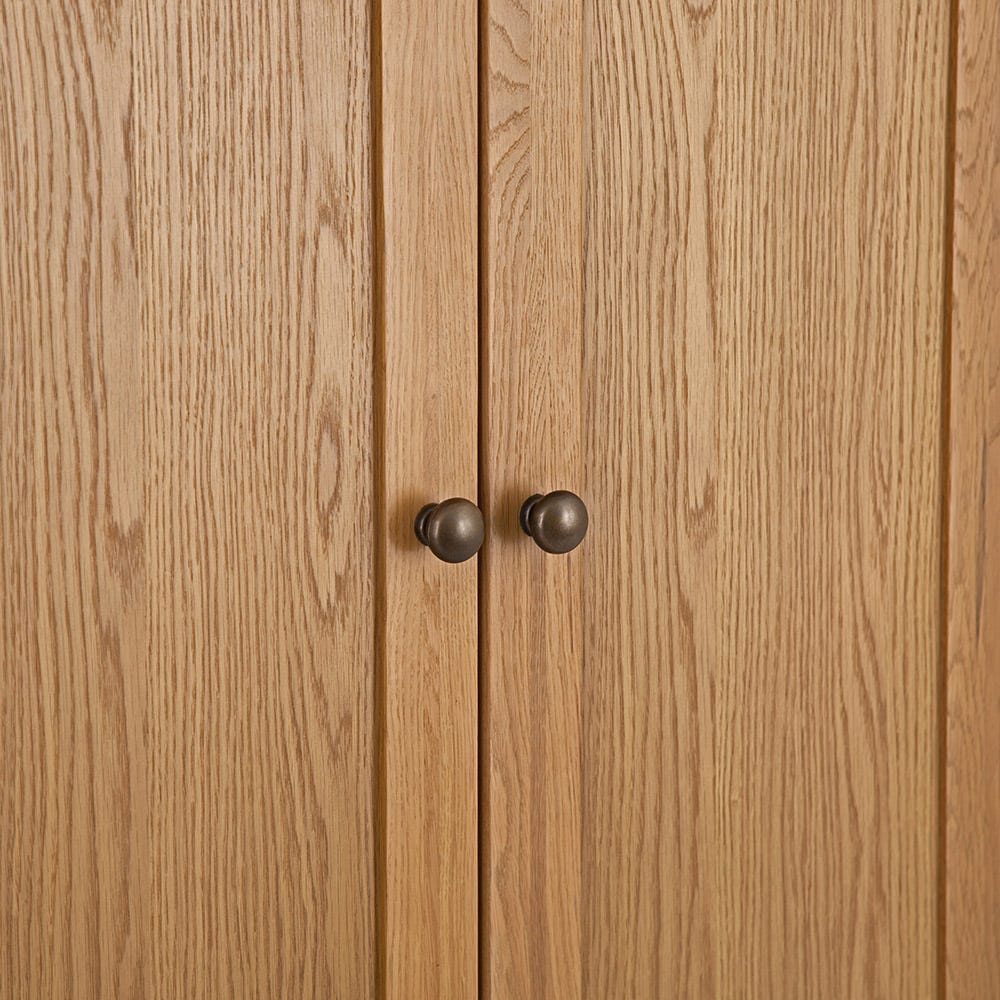 Rutland Oak 2 Door Wardrobe with Drawer